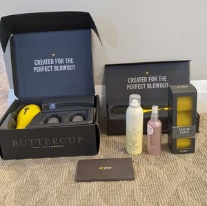 Drybar Brush Crush & Buttercup Blow Dryer w/Extras